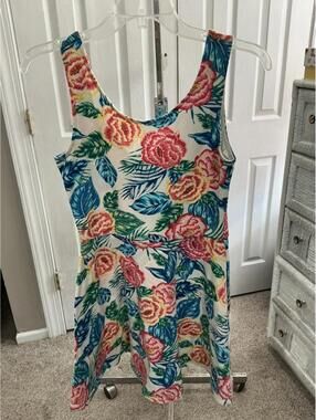 Tropical tank dress